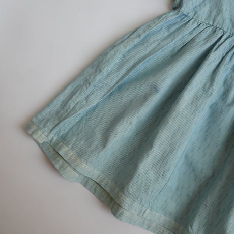 growing dress <110-130cm>【blue green】