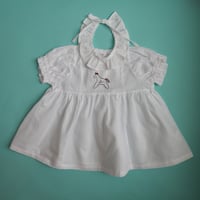 growing dress <80-100cm>【white】
