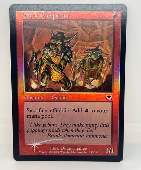 【EN/FOIL/EX-】《スカークの探鉱者/Skirk Prospector》（ONS）