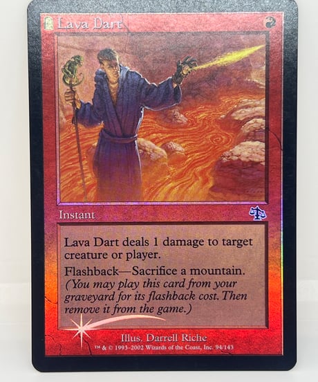 【EN/FOIL/EX-】《溶岩の投げ矢/Lava Dart》（JUD）