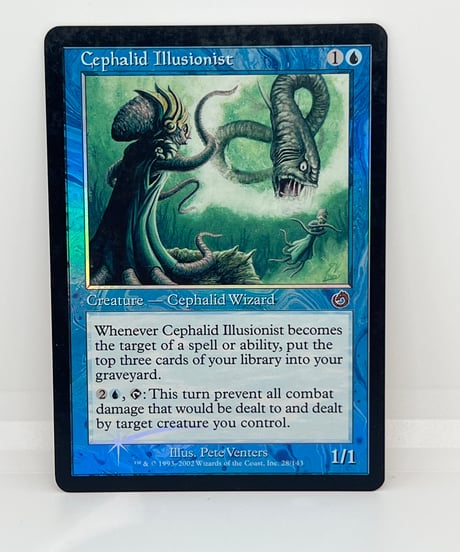 【EN/FOIL/PLD】《セファリッドの幻術師/Cephalid Illusionist》（TOR）