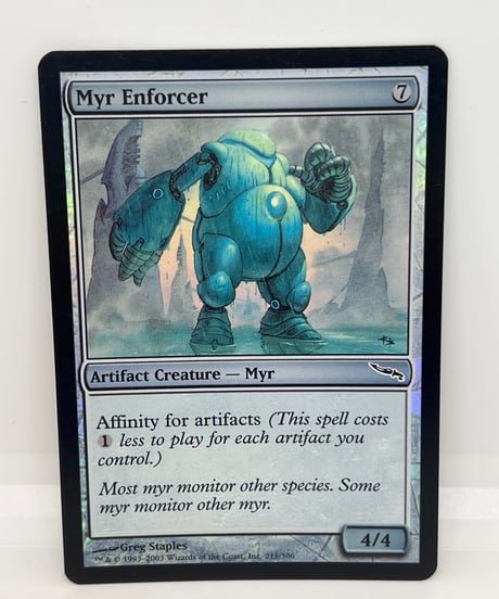 【EN/FOIL/PLD】《マイアの処罰者/Myr Enforcer》（MRD）