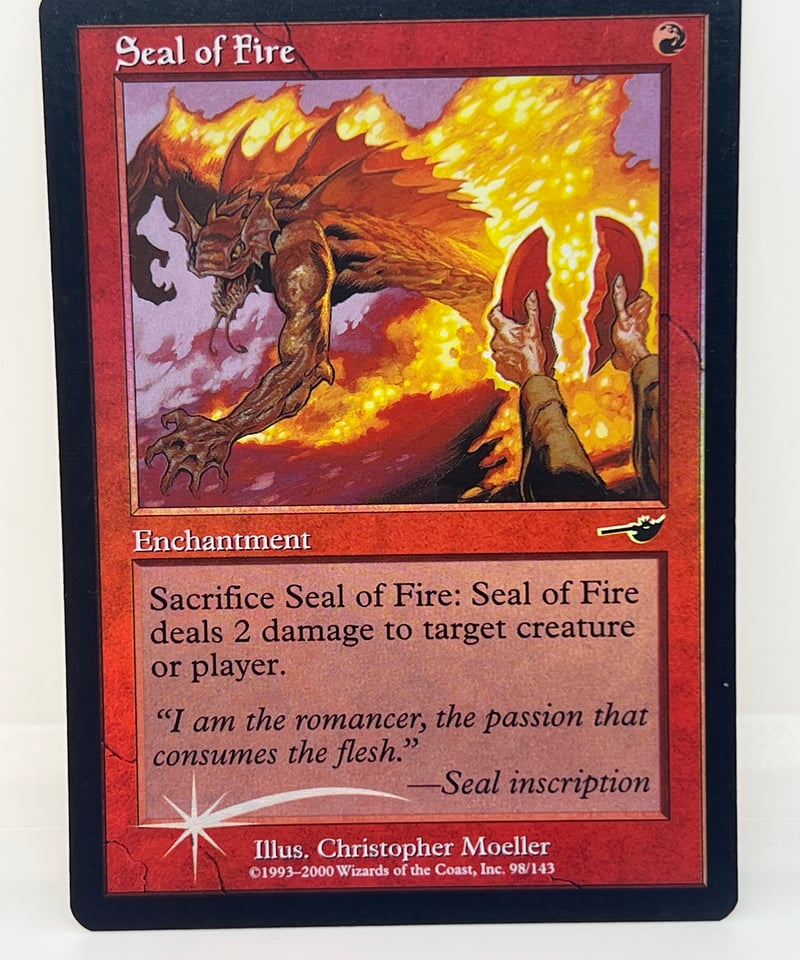 EN/FOIL/EX】《炎の印章/Seal of Fire》（NEM） | カードショップ ボルカ