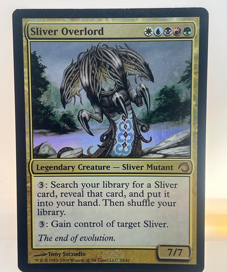 【EN/FOIL/PLD】《スリヴァーの首領/Sliver Overlord》（H09）