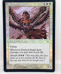 【EN/FOIL/EX】《賛美されし天使/Exalted Angel》（ONS）