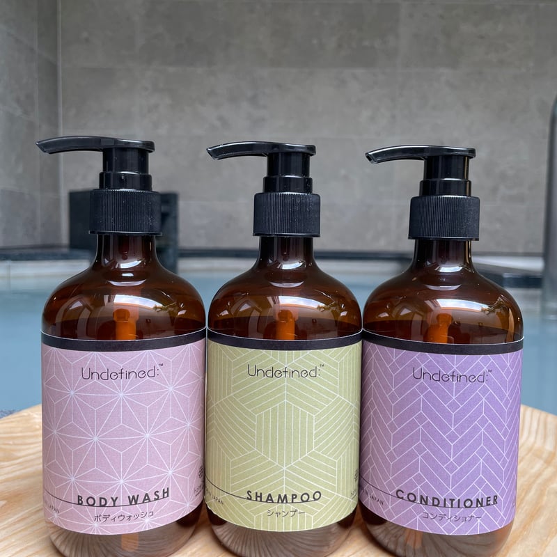 シャンプー｜Undefined™（アンディファインド）｜300ml | hotel H2 NA