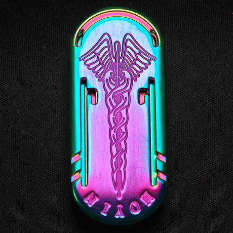 【フカヒレ】【美品】ブラックマンバ　フィジェット　スライダー EDC フカヒレ様専用】【美品】ブラックマンバ フィジェット