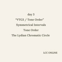 day 3 : VTG3-講義動画 ・公式テキスト (PDF)・フナヤマノート