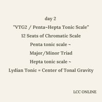 day 2 :  VTG2-講義動画 ・公式テキスト (PDF)・フナヤマノート
