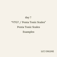 day 7 :  VTG7 -講義動画 ・公式テキスト (PDF)・フナヤマノート