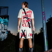 MARC DE PAW Rebel Club Shorts – Off White