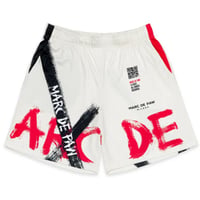 MARC DE PAW Rebel Club Shorts – Off White