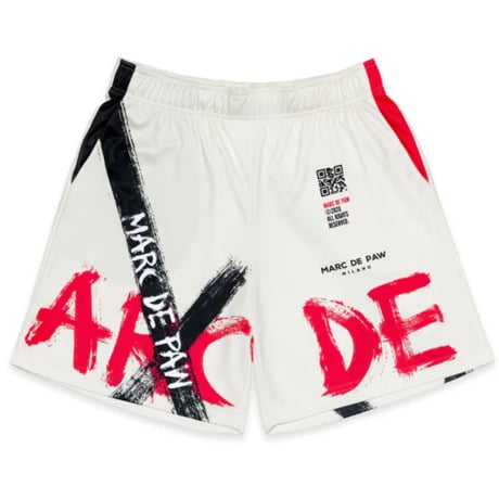 MARC DE PAW Rebel Club Shorts – Off White