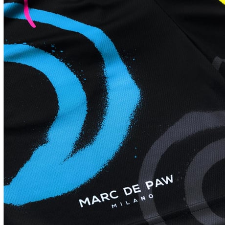MARC DE PAW Spray Shorts – Circle Black