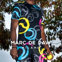MARC DE PAW Spray Tee – Circle Black