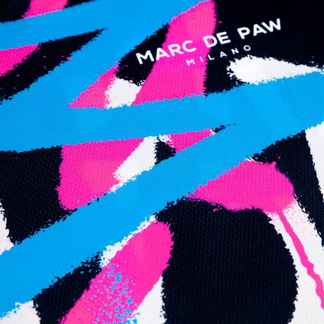 MARC DE PAW Spray Tee – Neon Black