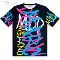 MARC DE PAW Spray Tee – Neon Black