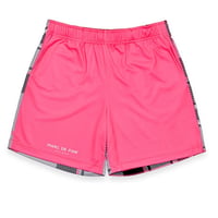 MARC DE PAW Tartan Shorts – Neon Pink