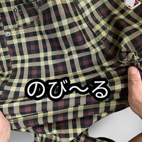 秋物 激伸びる チェック柄パンツ ゴルフウェア  ゴルフセットアップ大きいサイズ ゴルフ