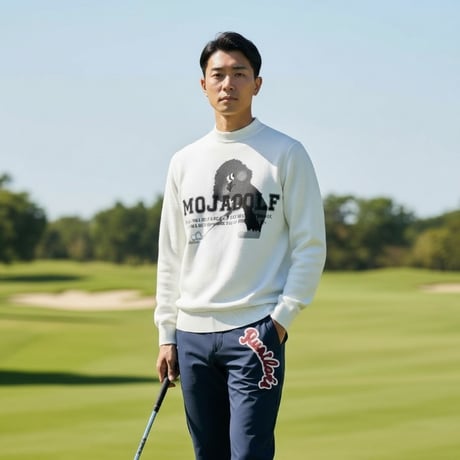 6.a63 MOJAGOLF モックネック 長袖 メンズ ゴルフウェア BALANCEDESIGN 春 吸汗速乾 ストレッチ 高伸縮 トップス 大きいサイズ M-5L