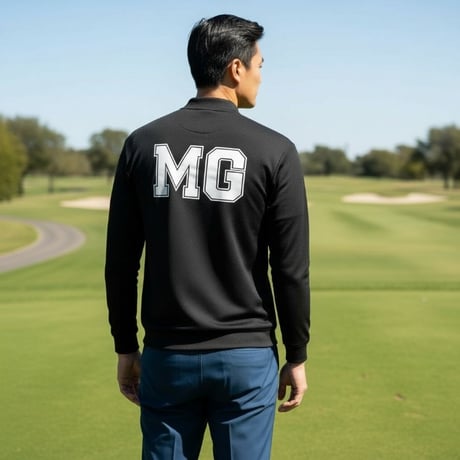 6.a63 MOJAGOLF モックネック 長袖 メンズ ゴルフウェア BALANCEDESIGN 春 吸汗速乾 ストレッチ 高伸縮 トップス 大きいサイズ M-5L
