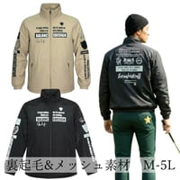 a40 BALANCEDESIGN 裏起毛 or 裏メッシュ ブルゾン 速乾 大きいサイズ ビックサイズ ゴルフ ゴルフウェア アウター ブルゾン 軽量 春服 夏服 秋服M-5L