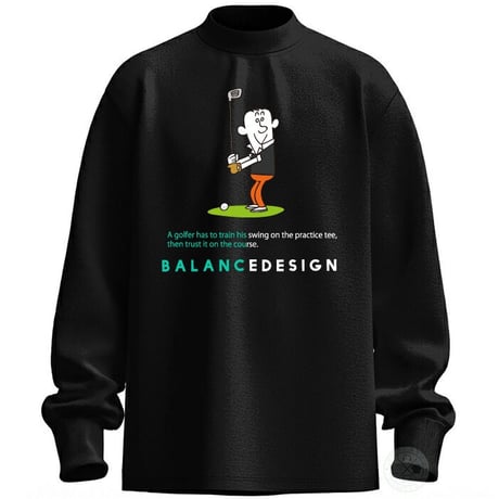 2.a63 モックネック 長袖 メンズ ゴルフウェア BALANCEDESIGN 春 吸汗速乾 ストレッチ 高伸縮 トップス 大きいサイズ M-5L