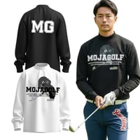 6.a63 MOJAGOLF モックネック 長袖 メンズ ゴルフウェア BALANCEDESIGN 春 吸汗速乾 ストレッチ 高伸縮 トップス 大きいサイズ M-5L