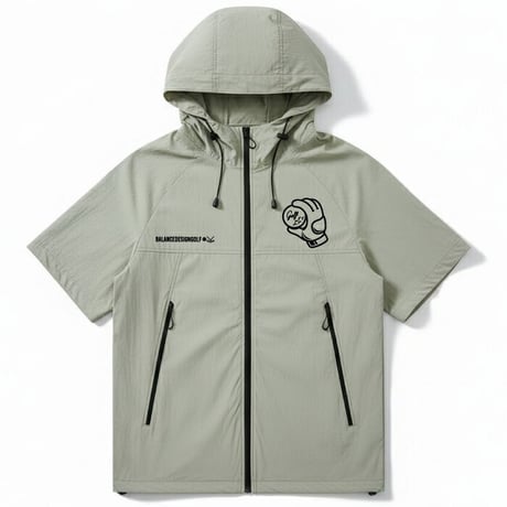 1.空調服 ファン付きジャケット メンズ ゴルフウェア 夏用 冷却服 空調ウェア フード付き 軽量 薄手 熱中症対策 大きいサイズ M-5L (※バッテリー別売り)
