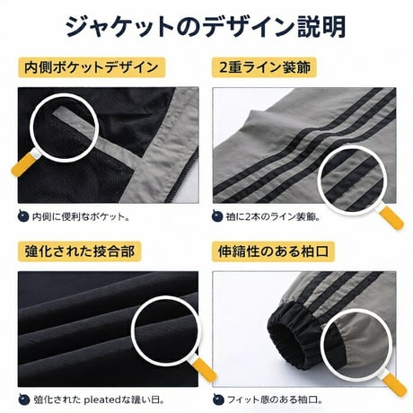 3.2026春 ブルゾン メンズ 裏メッシュ ゴルフウェア アウター 軽量 速乾 春夏秋対応 大きいサイズ M-5L