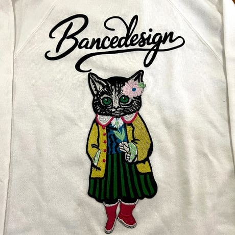 BALANCEDESIGN メンズ ゴルフ a60 猫柄 モックネックスウェット 2025 冬 M-5L