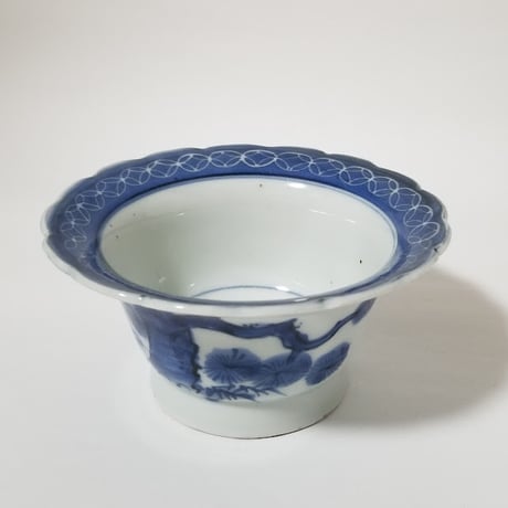 骨董　アンティーク　古伊万里　色絵　赤絵　赤玉　鳳凰龍文　蕎麦猪口　カップ　2点 骨董 アンティーク 古伊万里 色絵 赤絵 赤玉 鳳凰龍文 蕎麦猪口