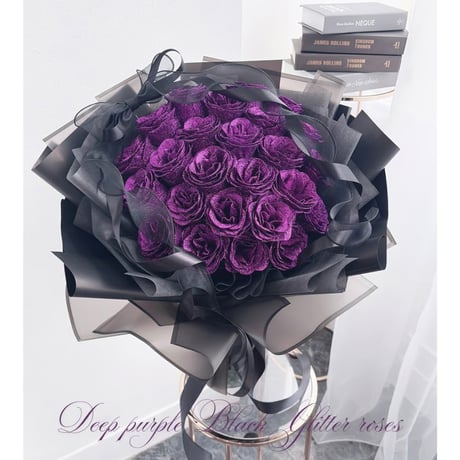 25 𝐷𝑒𝑒𝑝 𝑝𝑢𝑟𝑝𝑙𝑒 𝐺𝑙𝑖𝑡𝑡𝑒𝑟 𝑟𝑜𝑠𝑒𝑠♡グリッター