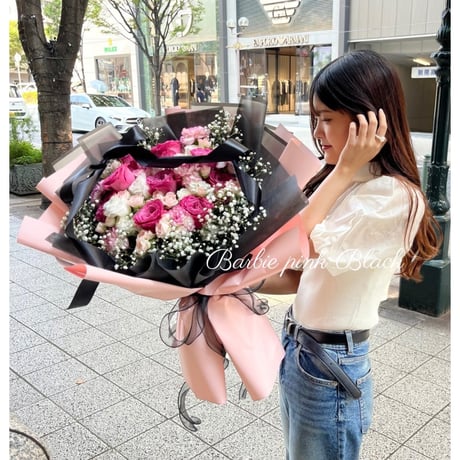 𝐵𝑎𝑟𝑏𝑖𝑒 𝑝𝑖𝑛𝑘 𝐵𝑙𝑎𝑐𝑘お生花