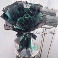 11Glitter Roses❤︎ Black Coodination