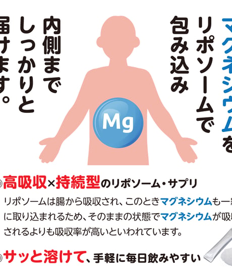 GO SUPPLE リポソームマグネシウム ‭