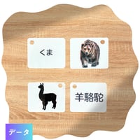 知育カルタ【どうぶつ】