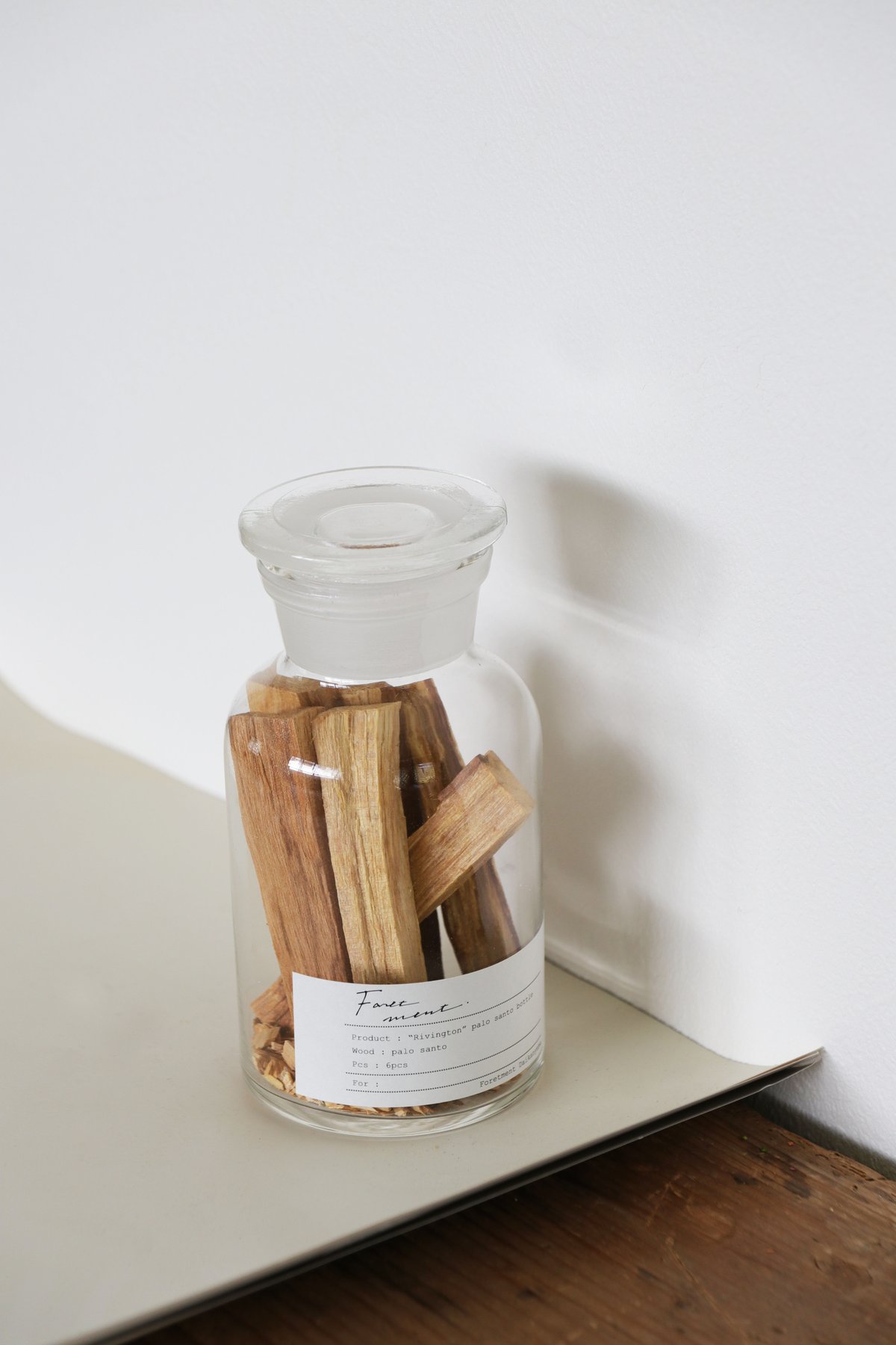 RIVINGTON palo santo bottle | foretment