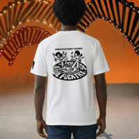 SOULFUCKTRY Tシャツ モノクロ バックプリント 半袖 赤 メンズ レディース ストリート