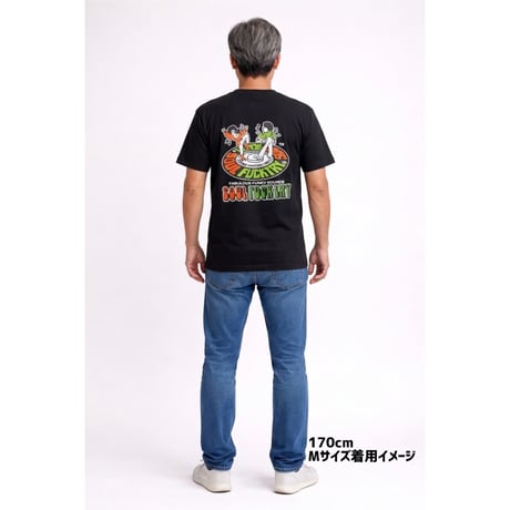 SOULFUCKTRY Tシャツ  胸元ロゴ バックプリント 半袖 黒 メンズ レディース ストリート
