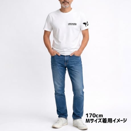 SOULFUCKTRY Tシャツ モノクロ バックプリント 半袖 赤 メンズ レディース ストリート