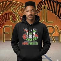 SOULFUCKTRY パーカー フーディー フロントビックロゴ  黒 メンズ レディース ストリート