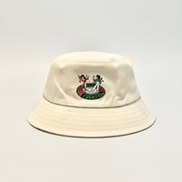SOULFUCKTRY バケットハット バケハ フロントロゴ 白 メンズ レディース ストリート