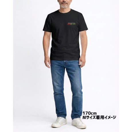 SOULFUCKTRY Tシャツ モノクロ バックプリント 胸元ロゴ 半袖 黒 メンズ レディース ストリート