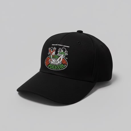 SOULFUCKTRY キャップ フロントロゴ 白黒 メンズ レディース ストリート