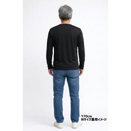 SOULFUCKTRY Tシャツ 刺繍 ワンポイント 長袖 黒 メンズ レディース ストリート