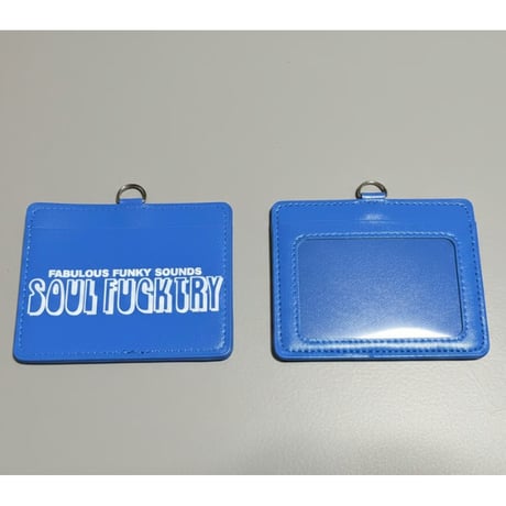 SOULFUCKTRY IDパスケース 多色展開 黒白ピンク黄緑水紫赤 メンズ レディース ストリート