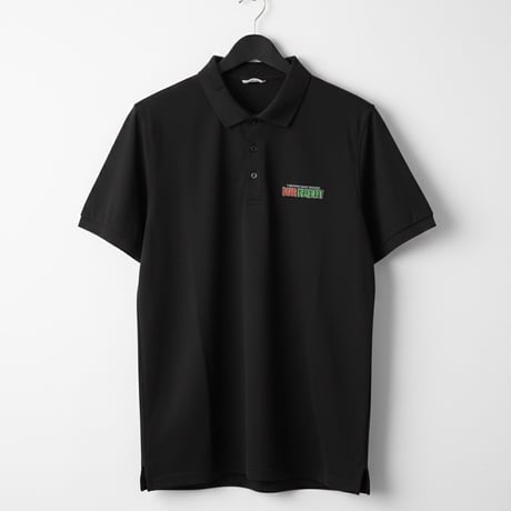 SOULFUCKTRY ポロシャツ ワンポイント 半袖 黒 メンズ レディース ストリート
