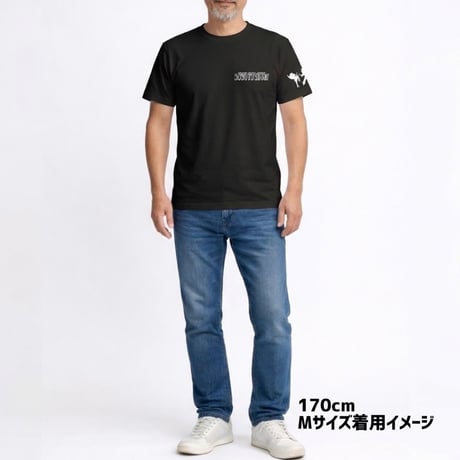 SOULFUCKTRY Tシャツ モノクロ バックプリント 半袖 黒 メンズ レディース ストリート