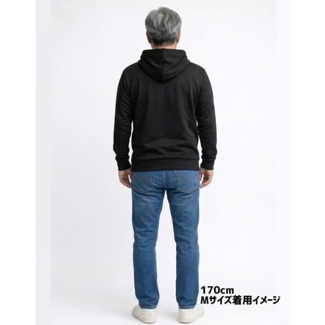 SOULFUCKTRY パーカー フーディー シルエットロゴ ワンポイント 黒 メンズ レディース ストリート